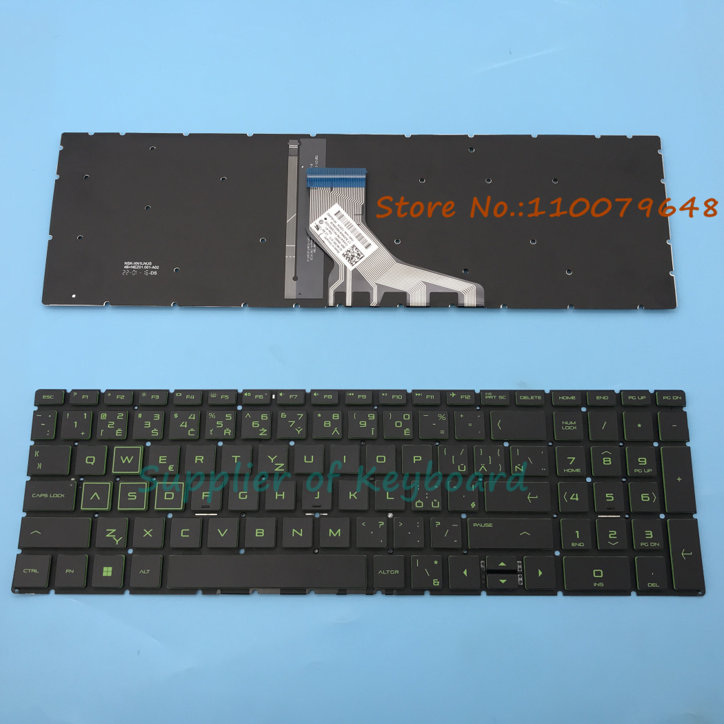 Gaming Keyboard Hp - Engels/Russisch/UK/Spaans/Tsjechisch toetsenbord voor HP Pavilion Gaming