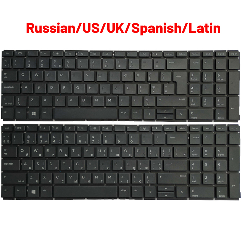 Gaming Keyboard Hp - NIEUWE Russisch/US/UK/Spaans/Latijnse laptop toetsenbord VOOR HP