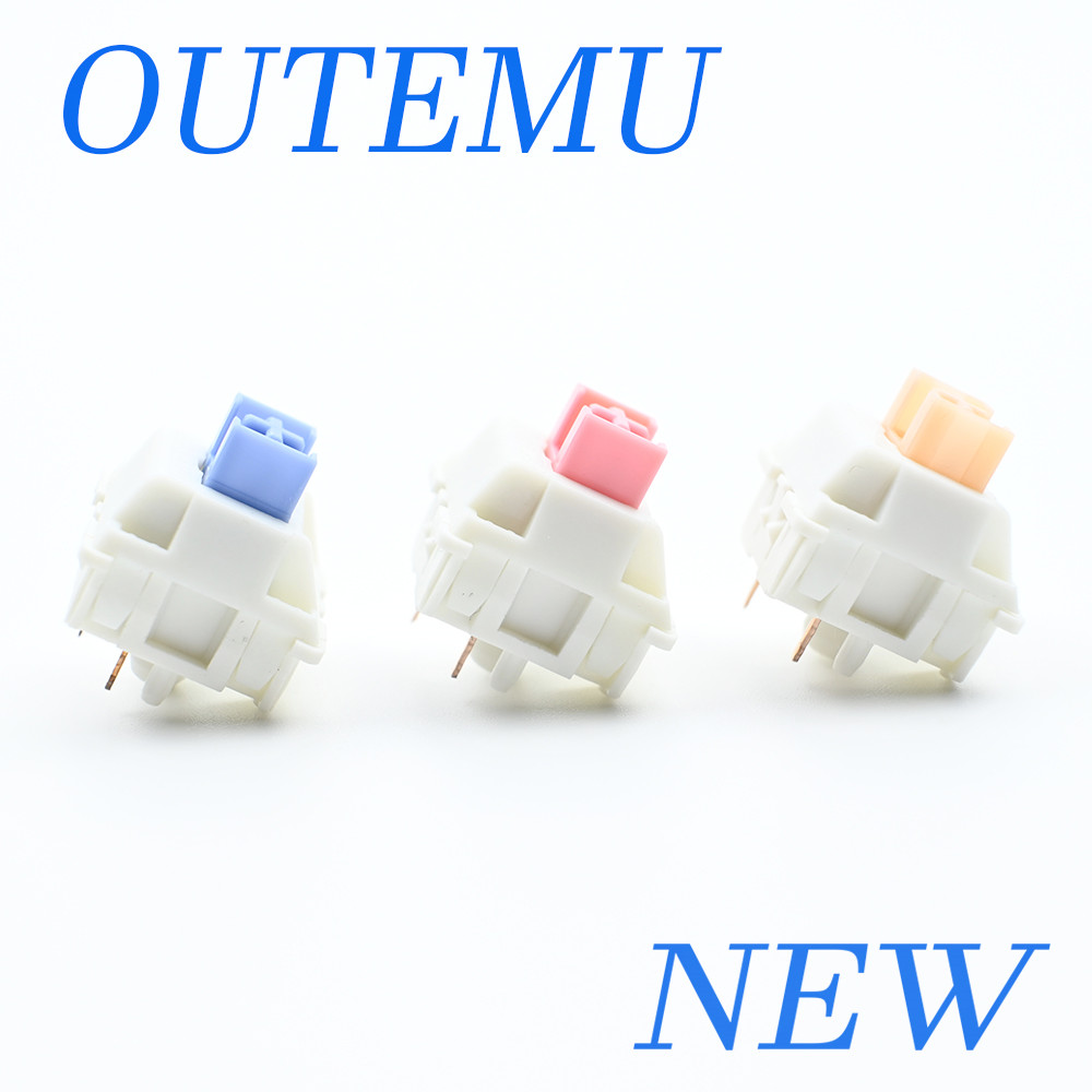 Keyboard Gaming Blue Switch - Outemu-schakelaars gesmeerde mechanische toetsenbordschakelaar 5-pins stil