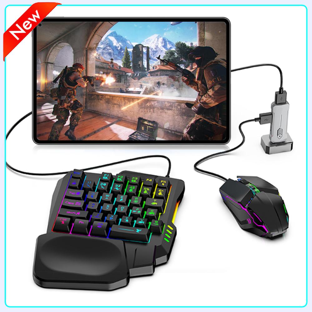 Keyboard Mouse Bundle Gaming - 5-in-1 Mobiele Game Converter Toetsenbord Muis