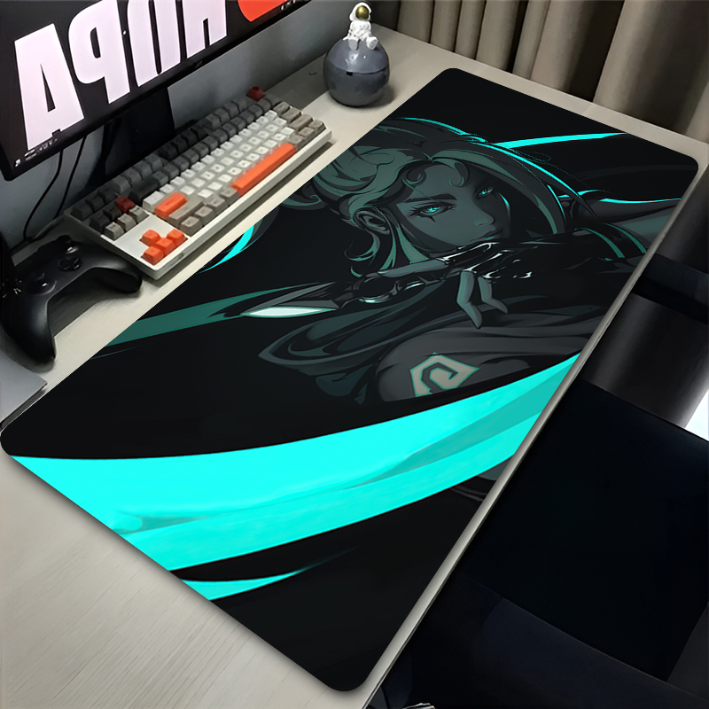 Gaming Keyboard Theme - Muismat Hot Game Valorant Jett XXL