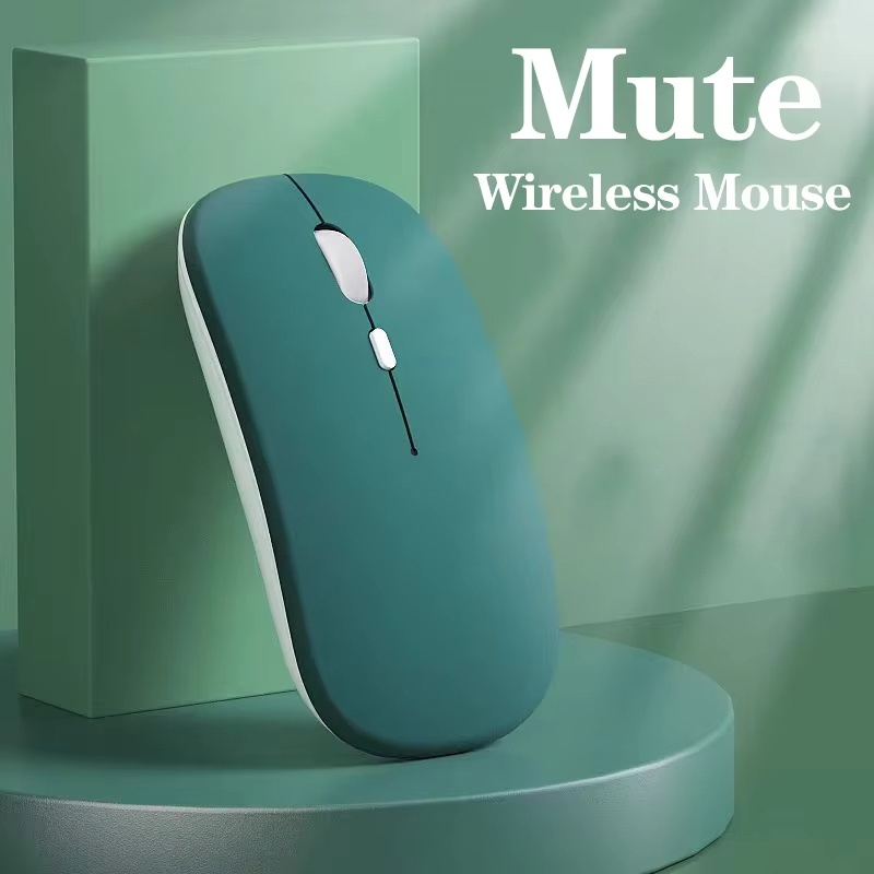 Gaming Keyboard Mouse Wireless - Stille Bluetooth-muis Ultradunne draadloze muis Draagbare