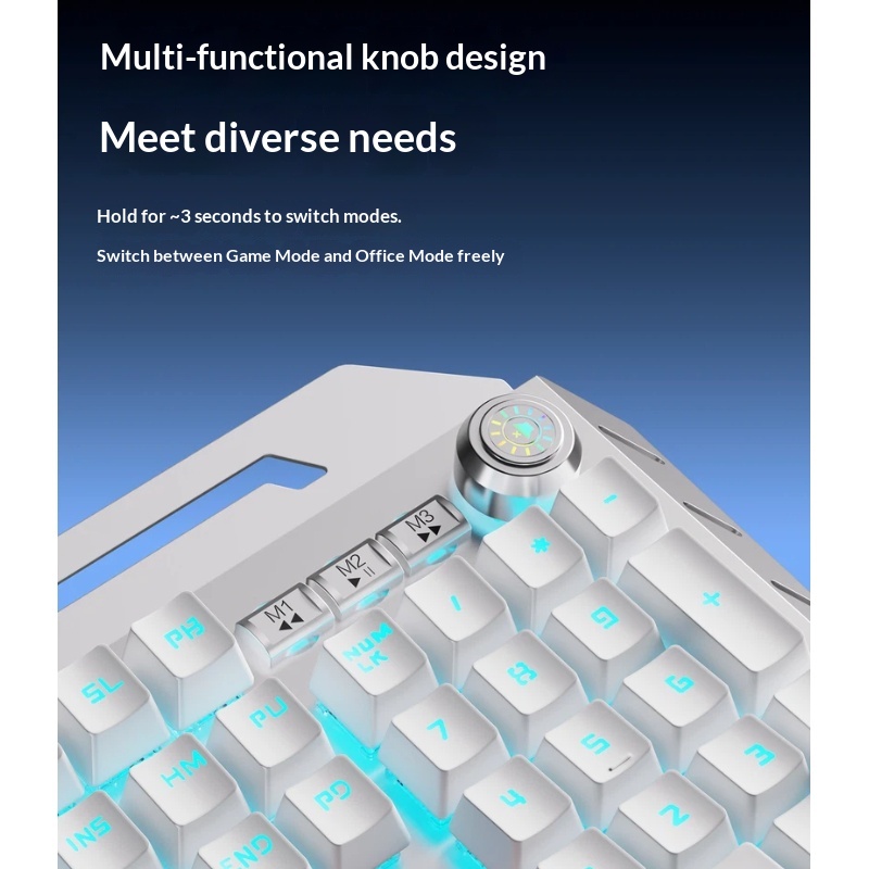Eweadn Tk900 Draadloos Gaming  - Keyboard Gaming Blue Switch recensie en prijs