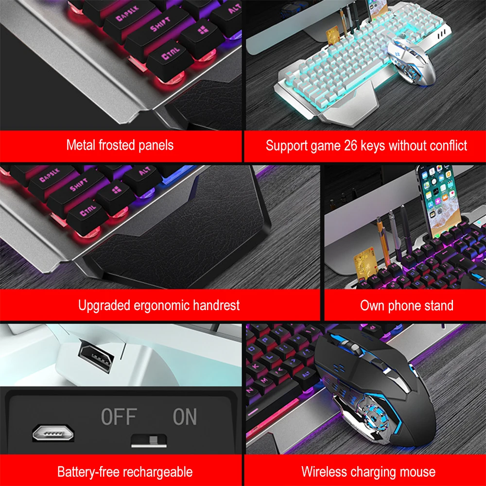 K680 Oplaadbare 2.4G Draadloze - Gaming Keyboard Mini recensie en prijs