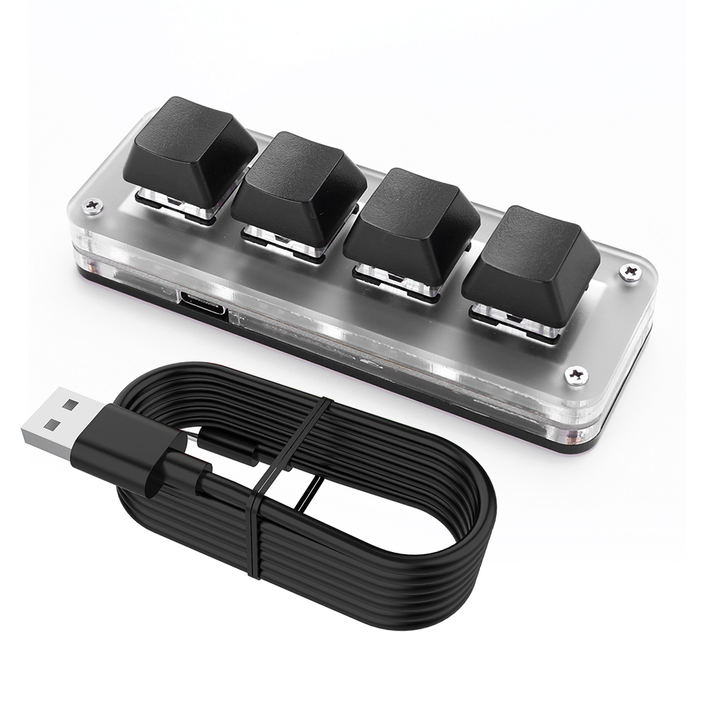 3-toetsen 1-knop/4-toetsen mec - Gaming Keyboard 1 Hand recensie en prijs
