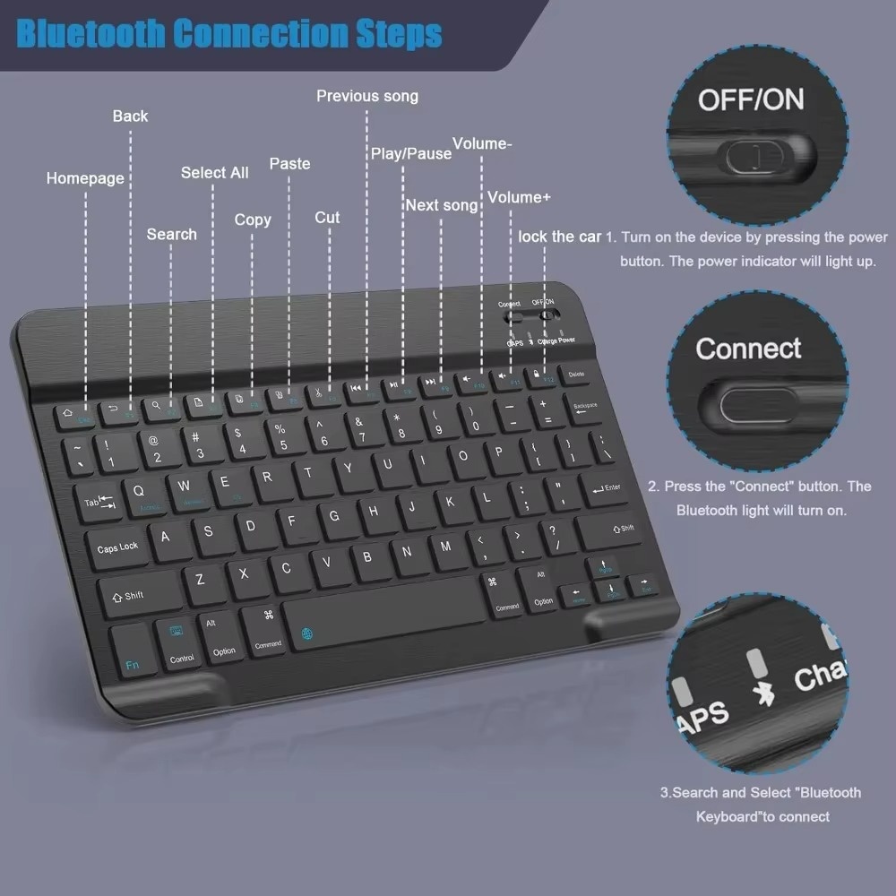 Bluetooth 5.0 Draadloos Toetse - Gaming Keyboard Mini recensie en prijs