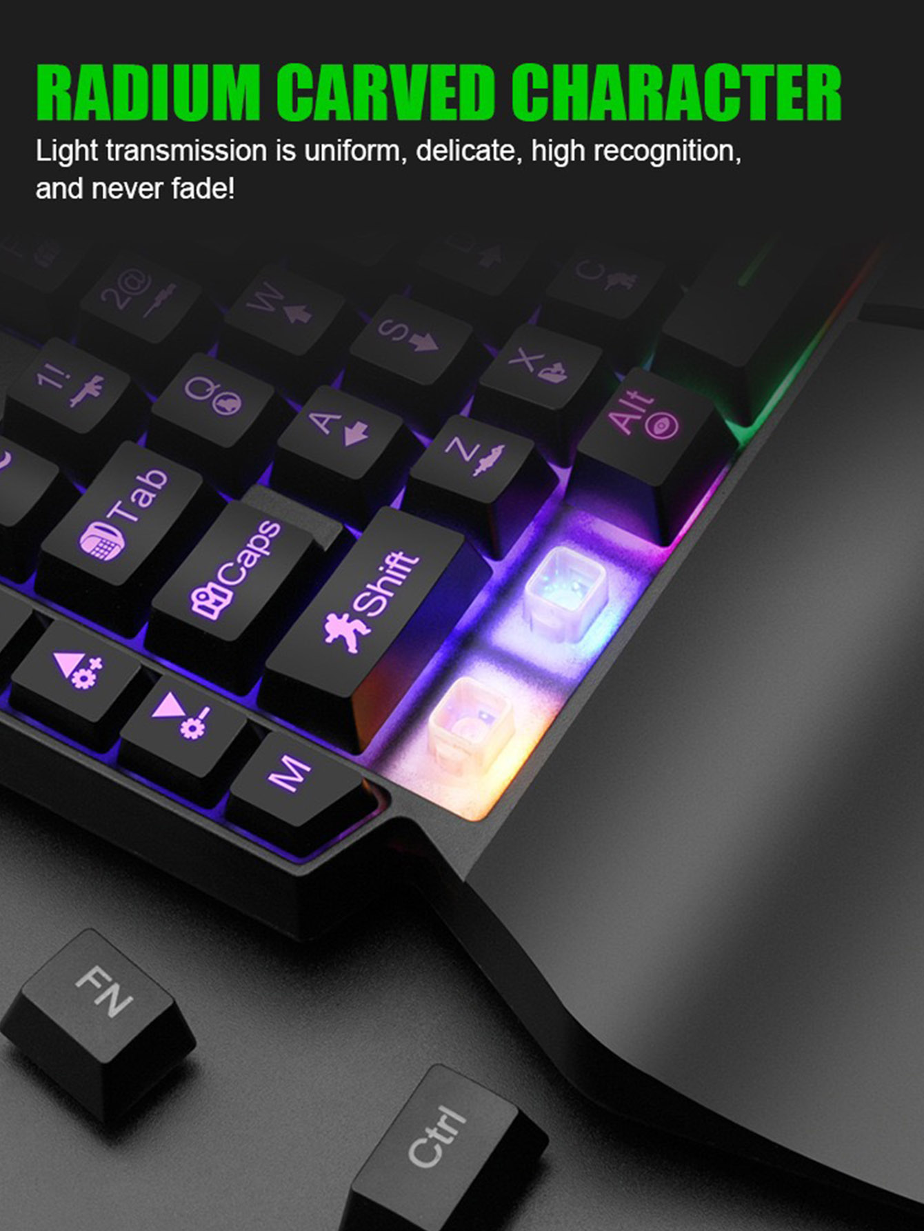 Mechanisch bedraad toetsenbord - Gaming Keyboard 1 Hand recensie en prijs