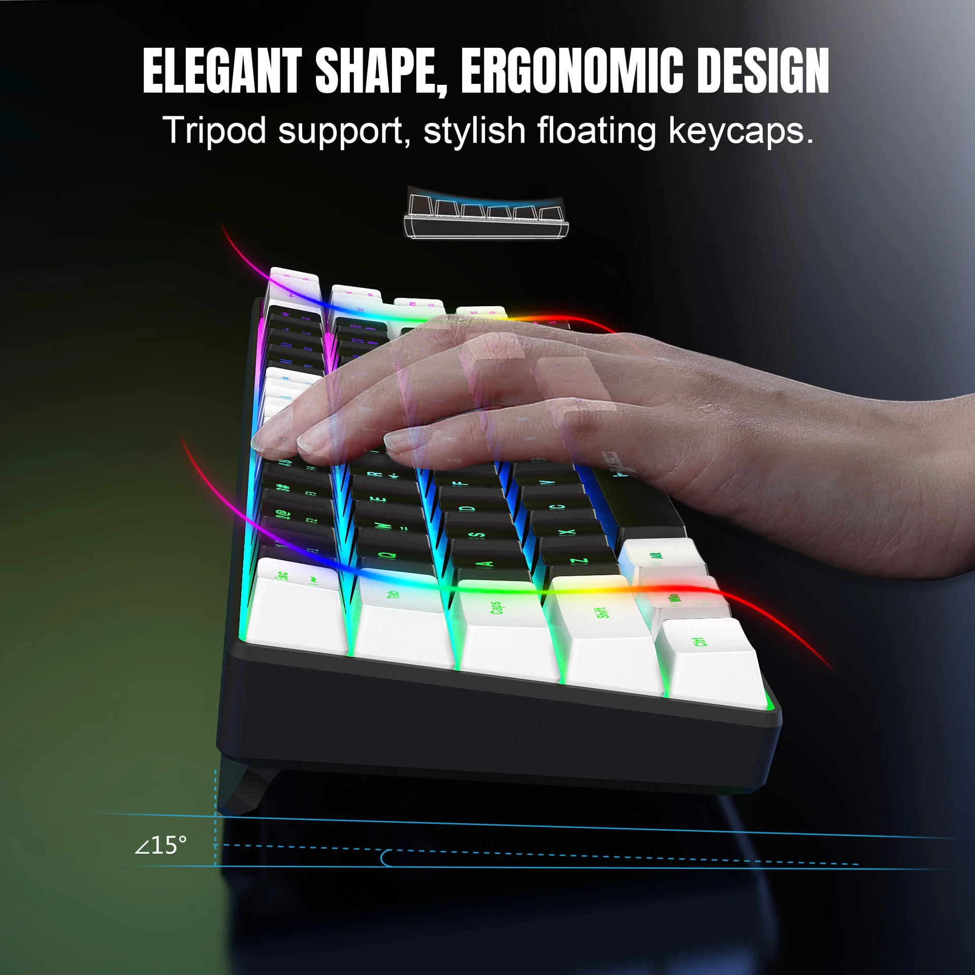 Toetsenbord- en muiscombo met  - Gaming Keyboard Mini recensie en prijs