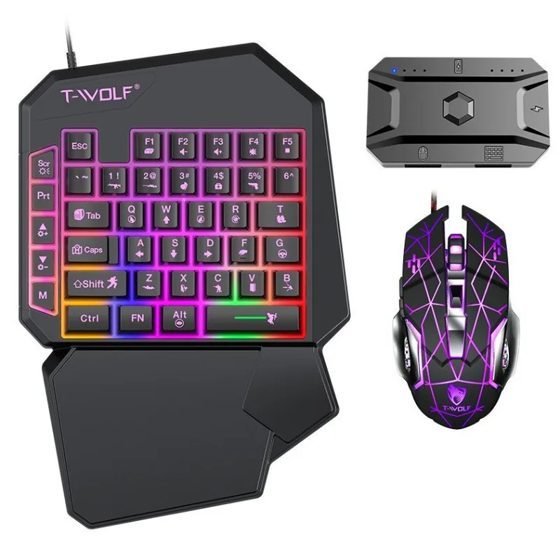 5-in-1 set 35-toetsen éénhands - Gaming Keyboard 1 Hand recensie en prijs