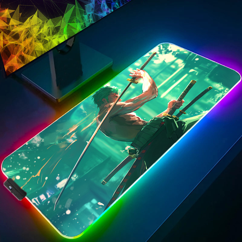 EEN STUK Zoro Muismat RGB Gami - Gaming Keyboard Theme recensie en prijs