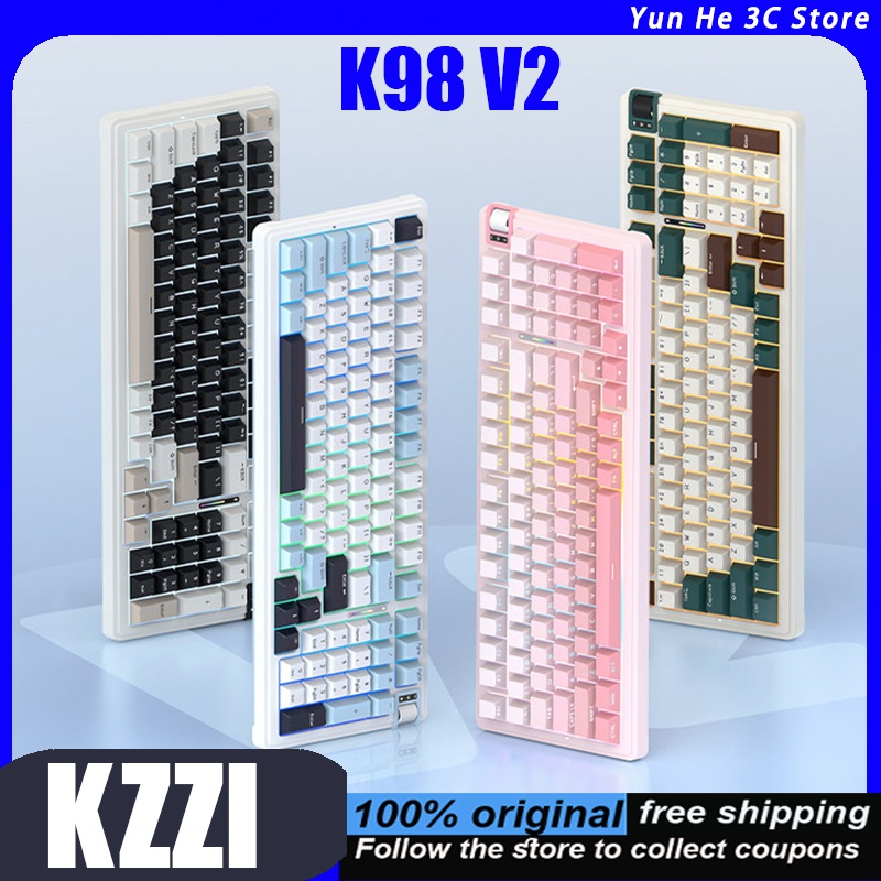 KZZI K98 V2 Mechanisch toetsen - Gaming Keyboard Hot Swappable recensie en prijs