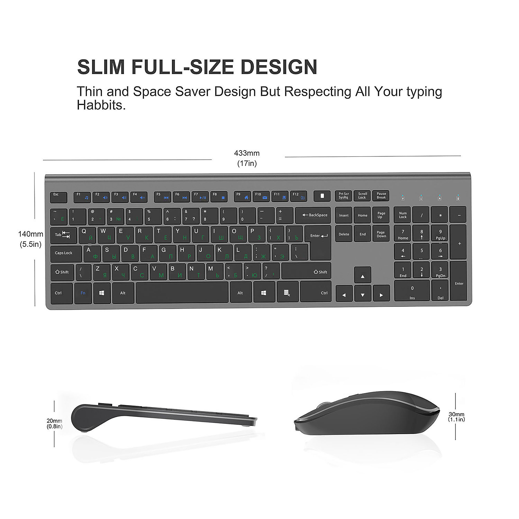 2.4G Oplaadbare Draadloze Toet - Gaming Keyboard Mouse Wireless recensie en prijs
