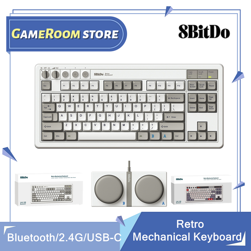 8Bitdo Retro mechanisch toetse - Gaming Keyboard Hot Swappable recensie en prijs