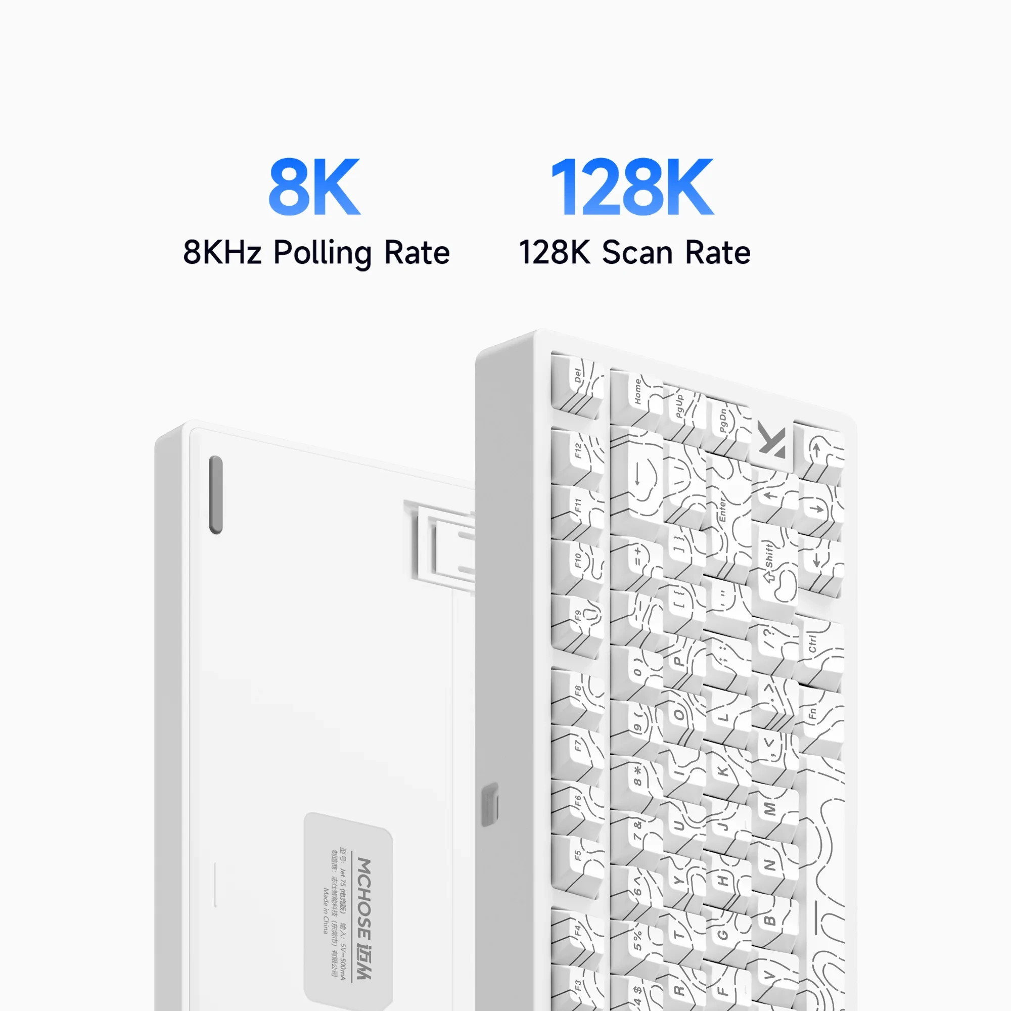 MCHOSE Jet 75 magnetische scha - Gaming Keyboard Hall Effect Switches recensie en prijs