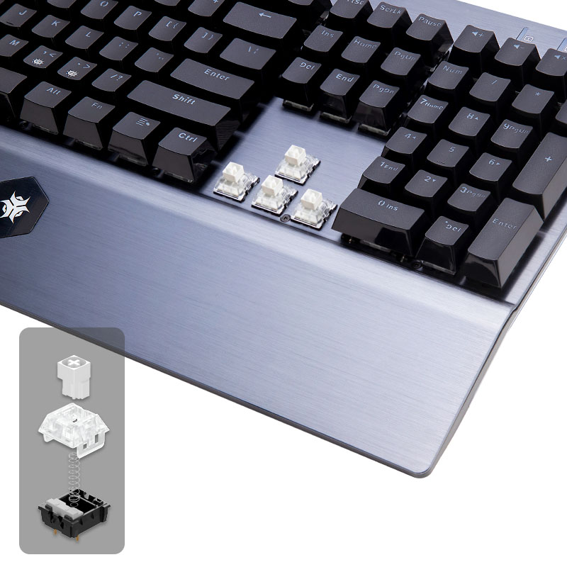 HEXGEARS GK739 Hot Swappable o - Keyboard Gaming Blue Switch recensie en prijs