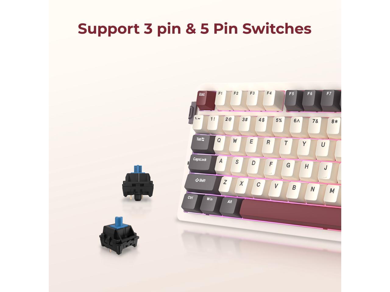 Rosewill Neon S75 draadloos me - Keyboard Gaming Blue Switch recensie en prijs